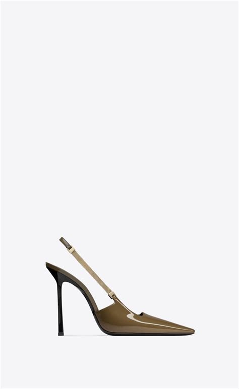 slingback ysl shoes|blake slingback patent leather.